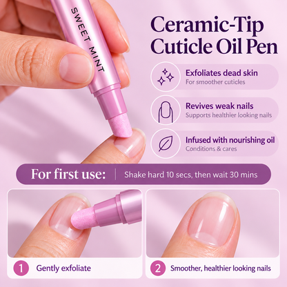 Nailed 3-in-1 Cuticle Eraser - Sweet Mint