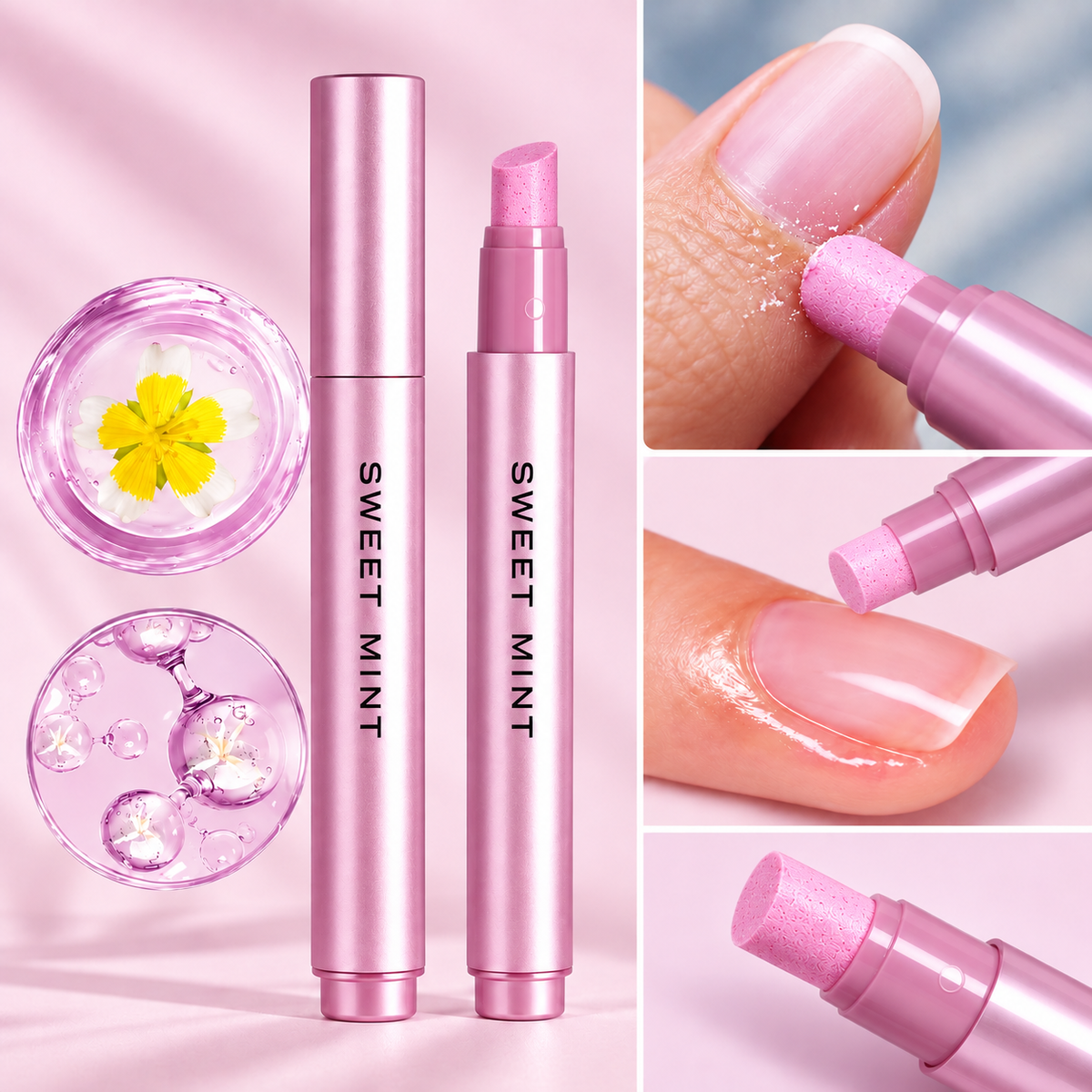 Nailed 3-in-1 Cuticle Eraser - Sweet Mint